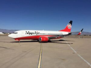 Kano Airport Runway Shut After Max Air Plane Experiences Tyre Burst.