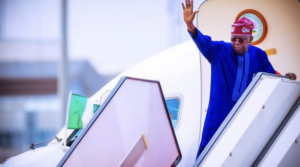 Tinubu Leaves Abuja for France Ahead of AU Summit in Ethiopia.